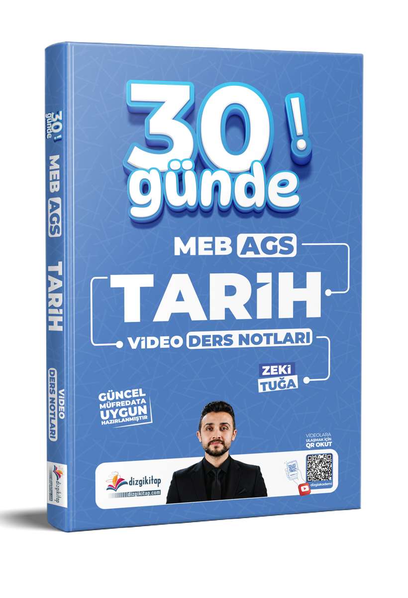 30 Günde MEB AGS Tarih Video Ders Notları kapağı