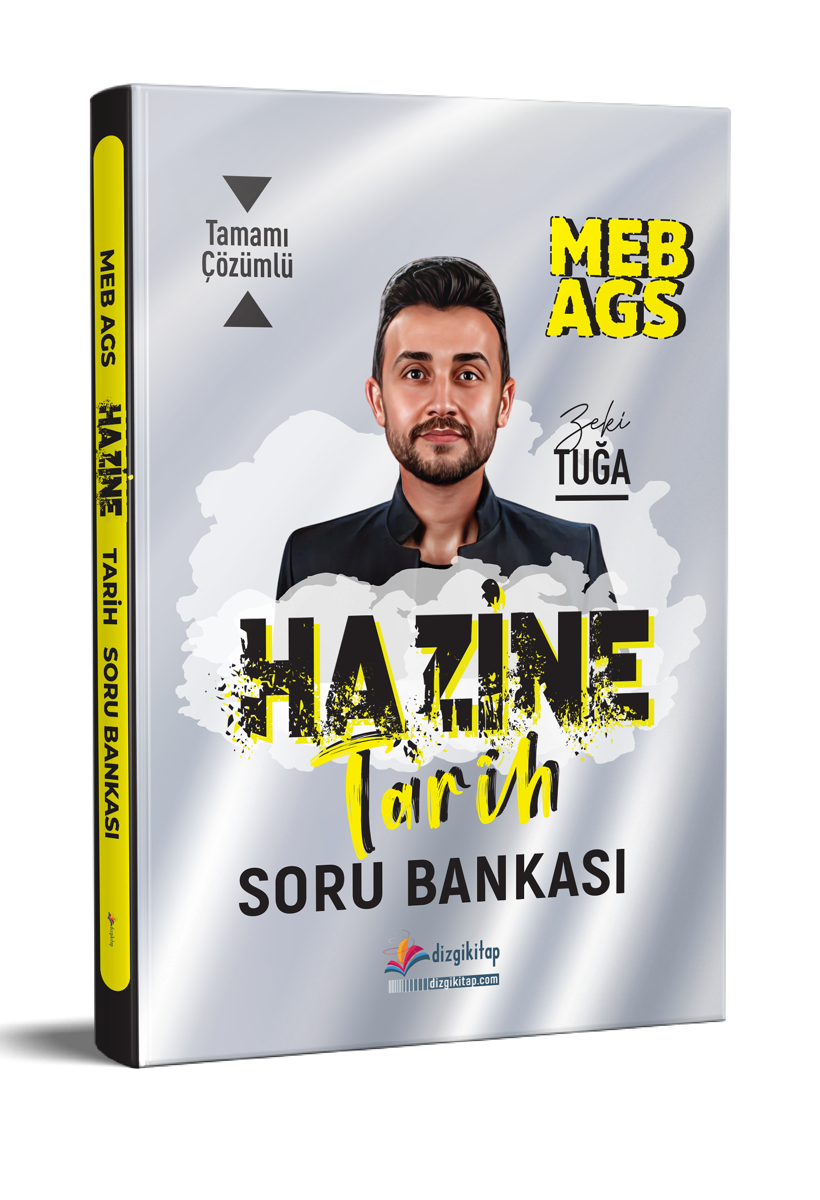 Hazine MEB AGS Tarih Tamamı Çözümlü Soru Bankası kapağı
