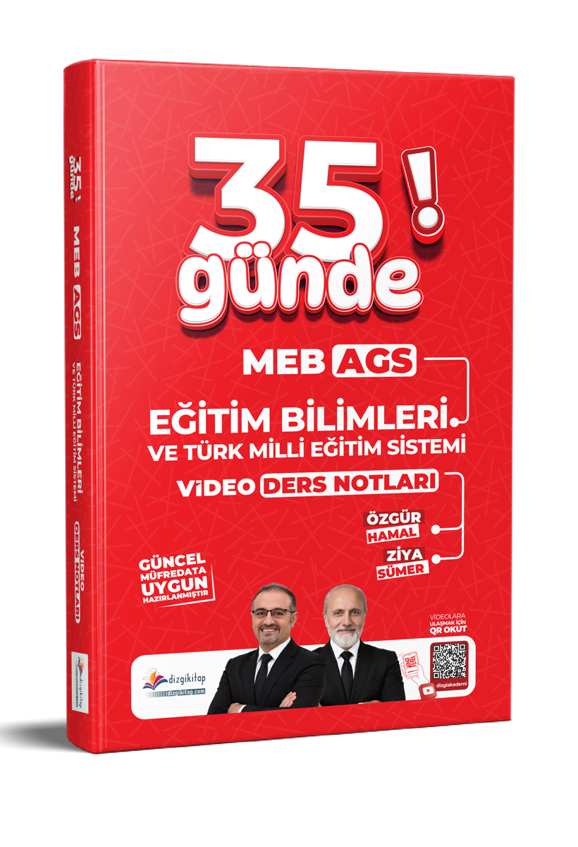 35 Günde MEB AGS Eğitim Bilimleri ve Türk Milli Eğitim Sistemi Video Ders Notları kapağı