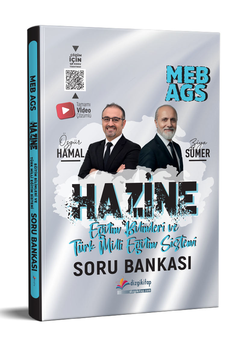 Hazine MEB AGS Eğitim Bilimleri ve Türk Milli Eğitim Sistemi Tamamı Video Çözümlü Soru Bankası kapağı