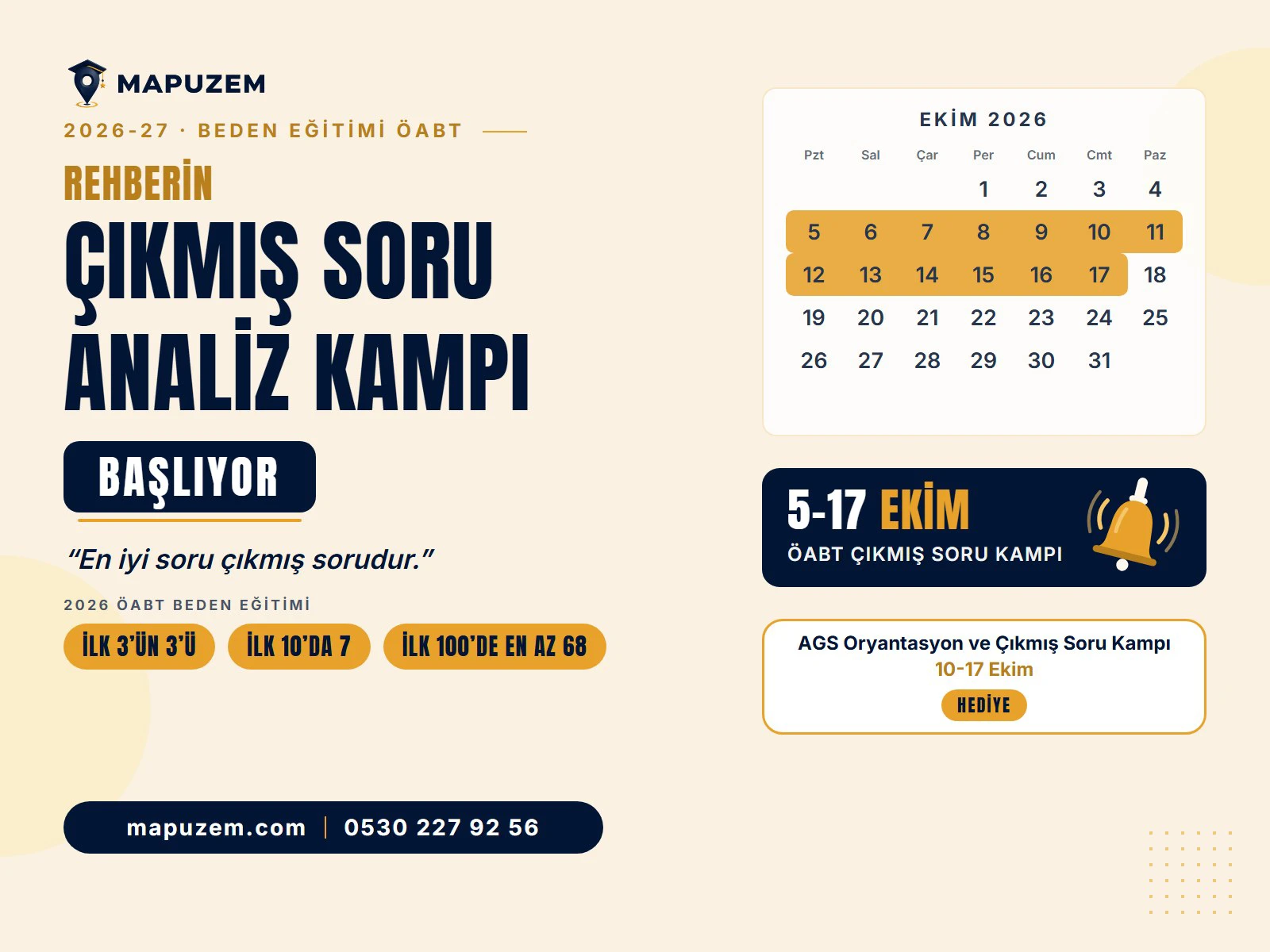 Rehberin Çıkmış Soru Analiz Kampı kurs görseli 1