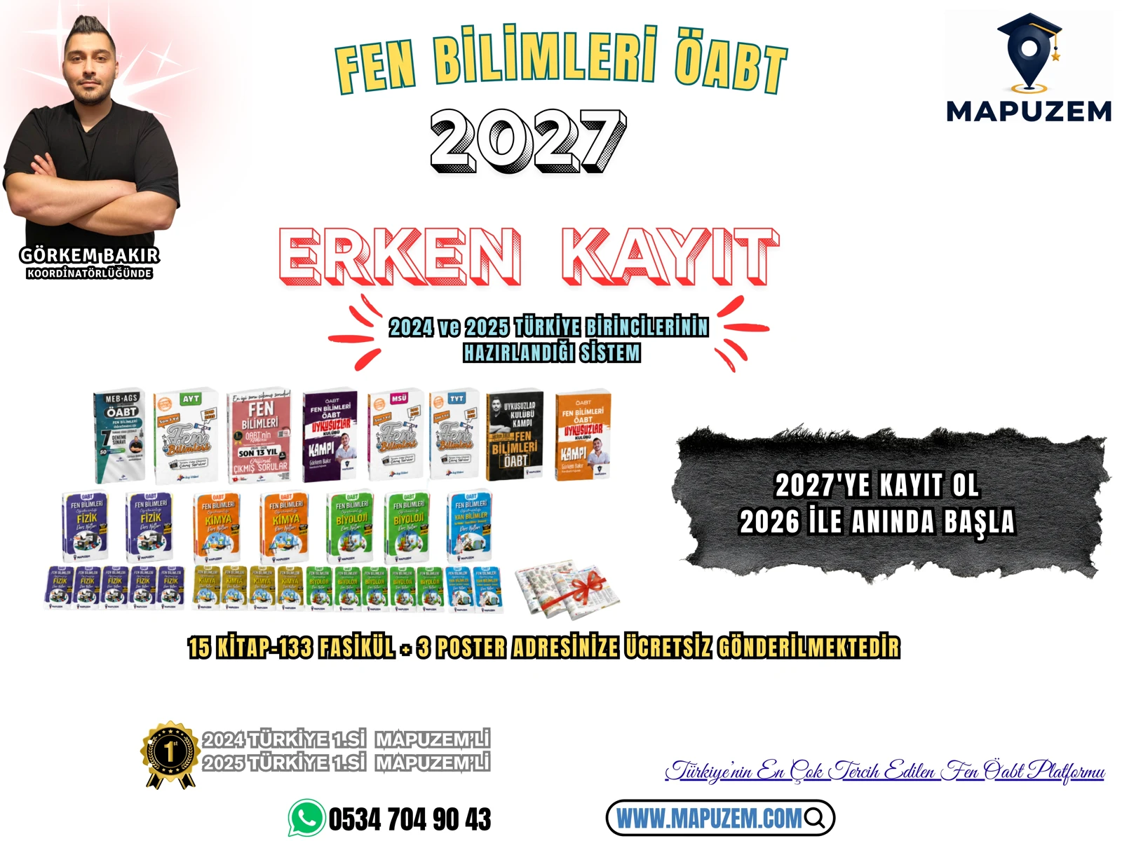 2027 FEN BİLİMLERİ ÖABT ERKEN KAYIT PAKETİ kurs görseli 1